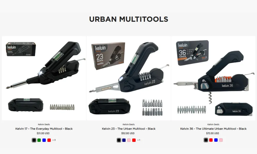 Kelvin Tools Pricing