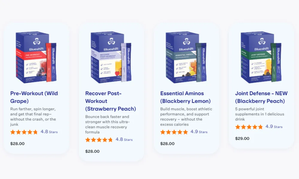 Blue Shift Product Line Overview