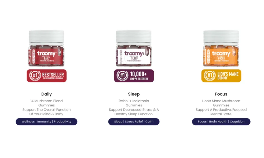Troomy Product Line Overview